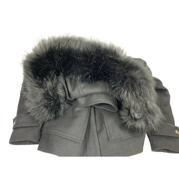 Zara Women’s Black Hooded Coat - Picture 8 of 8